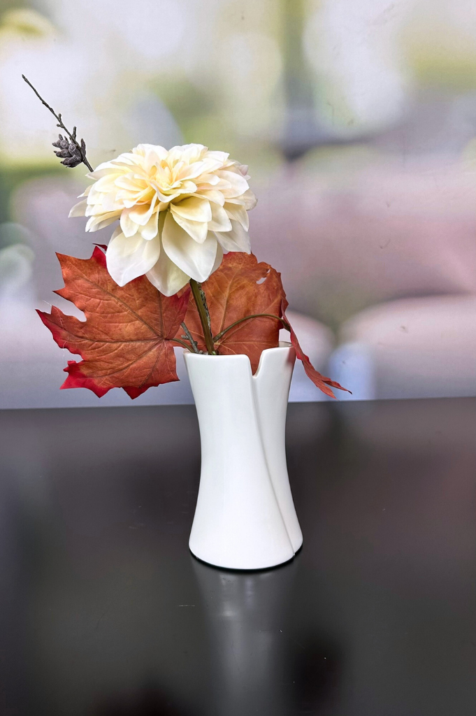 Vase Mondavio creme-weiß – Bild 3