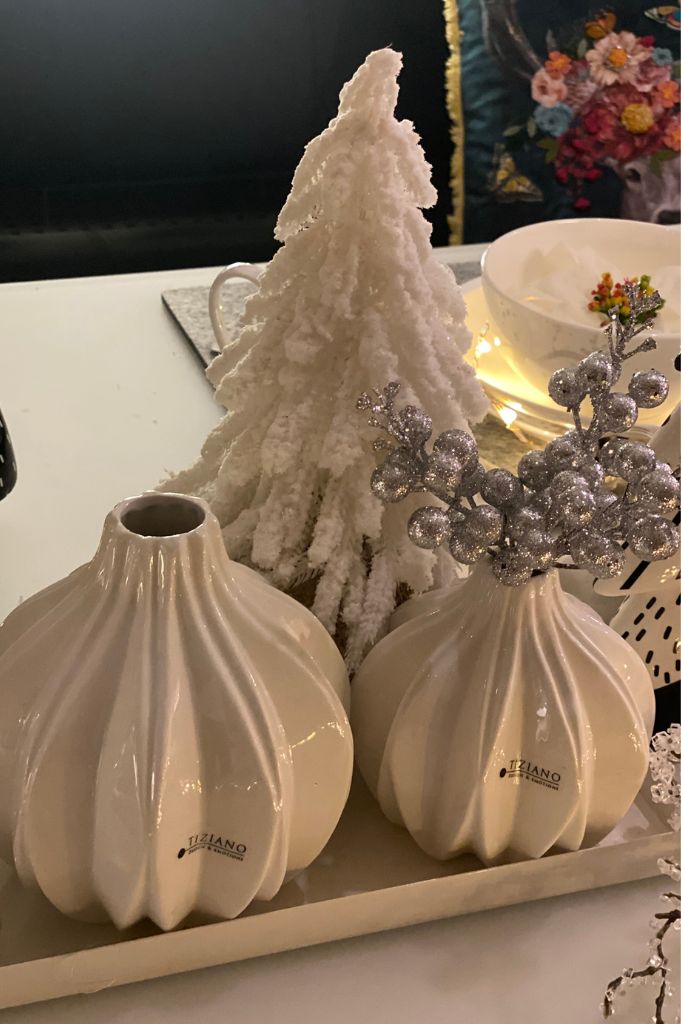 Vase Alba creme-weiß – Bild 7