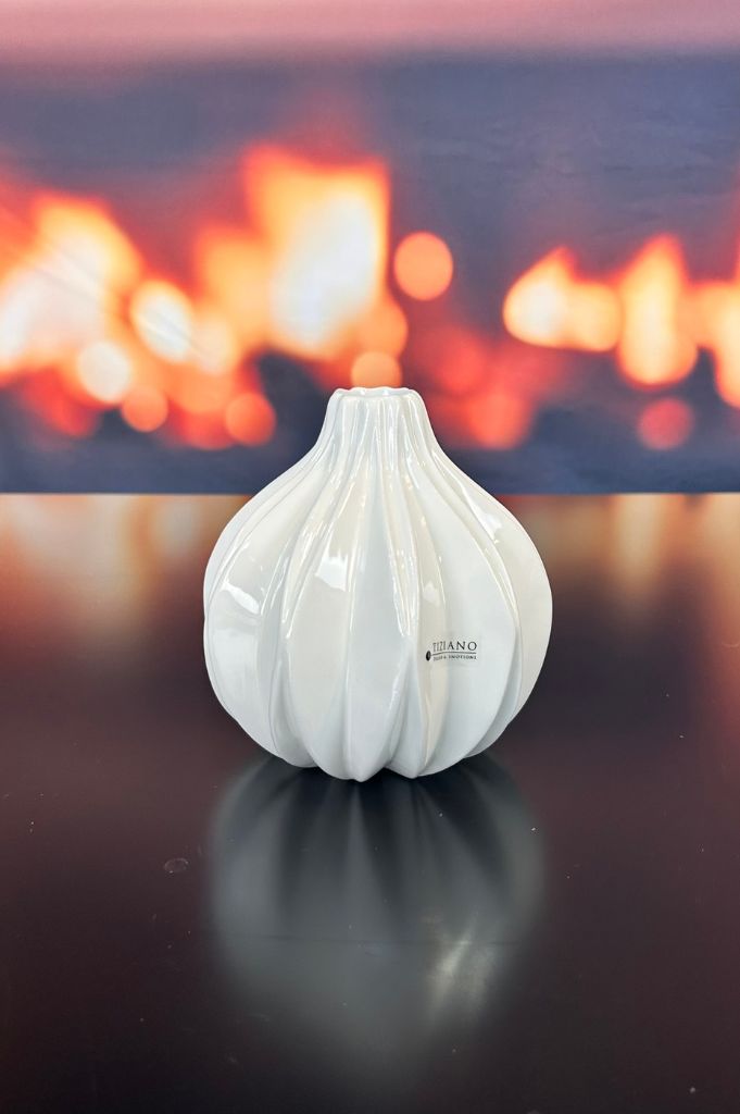 Vase Alba creme-weiß – Bild 6