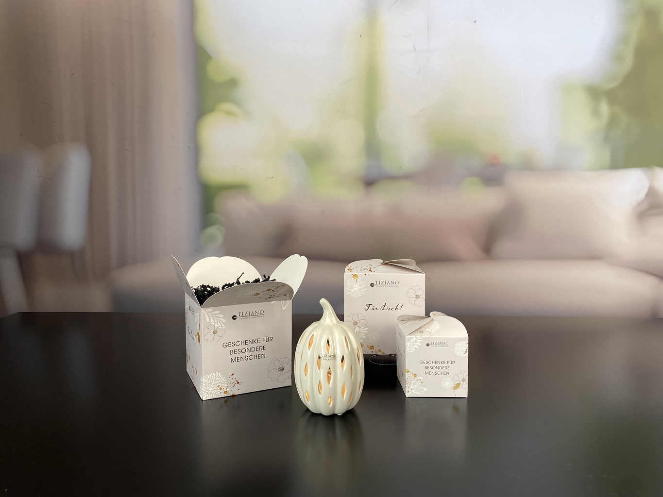 Geschenkbox Für Dich mit Kürbis Pastazo-Doria LED
