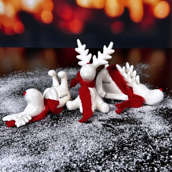 3er Set Rudolph 12cm