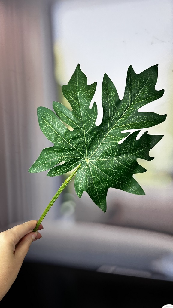 Deko Aralien Blatt grün