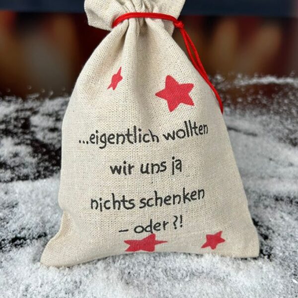 Jutesäckchen ...eingentlich wollten wir uns ja...
