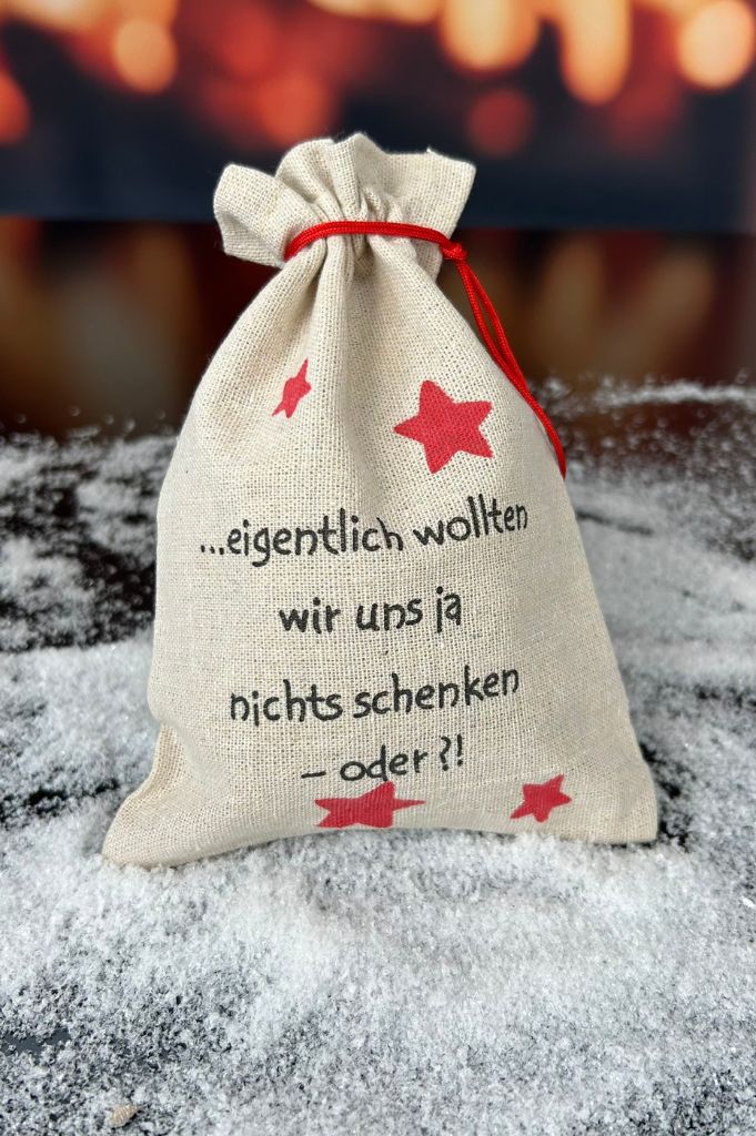 Jutesäckchen ...eingentlich wollten wir uns ja...