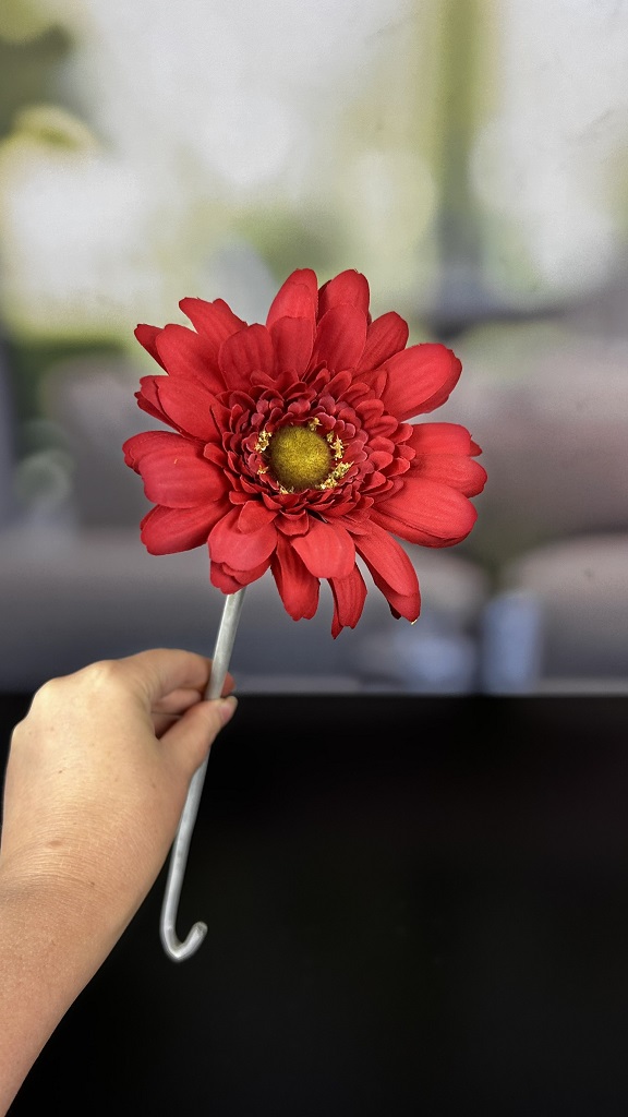Dekoblume Gerbera groß orange – Bild 3