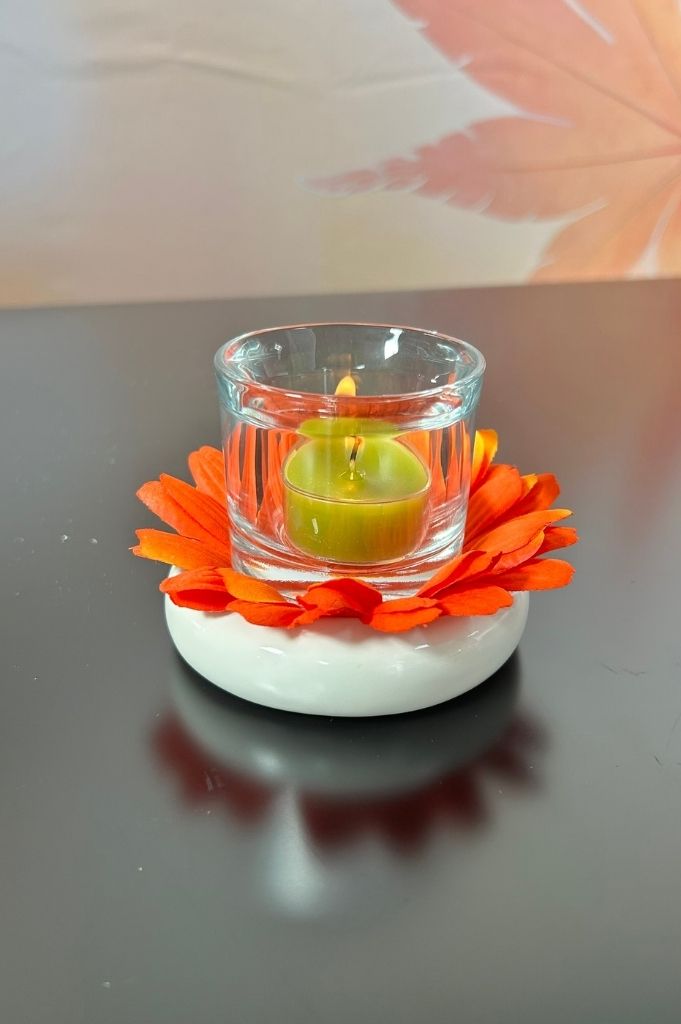 Dekoset Licht Lumina mit Marit Glas+Gerbera – Bild 3