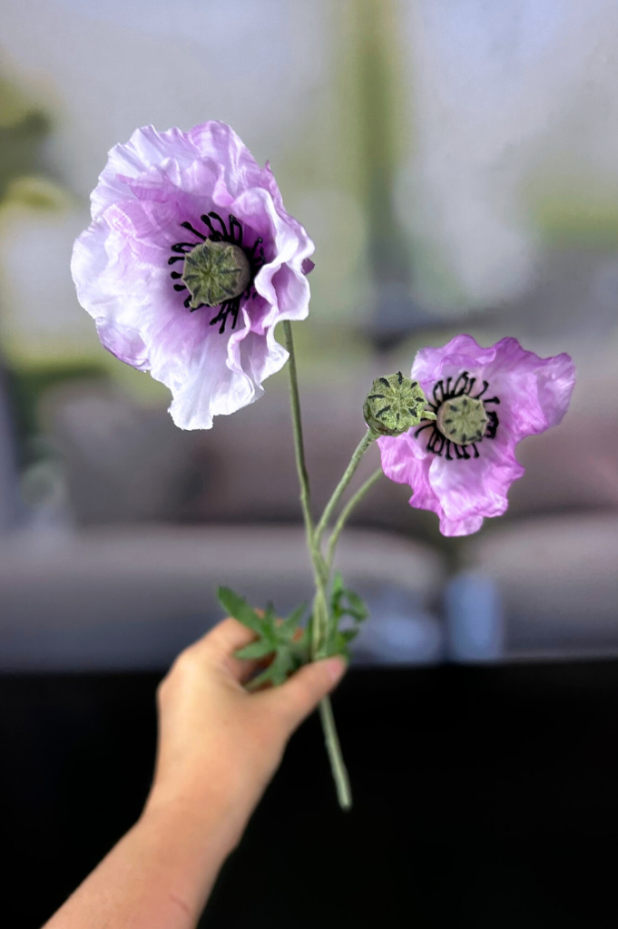 Mohnzweig hellviolett