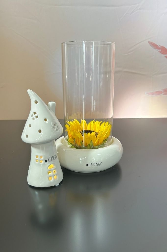 Dekoset Venezia mit Haus Assisi LED creme-weiß – Bild 3