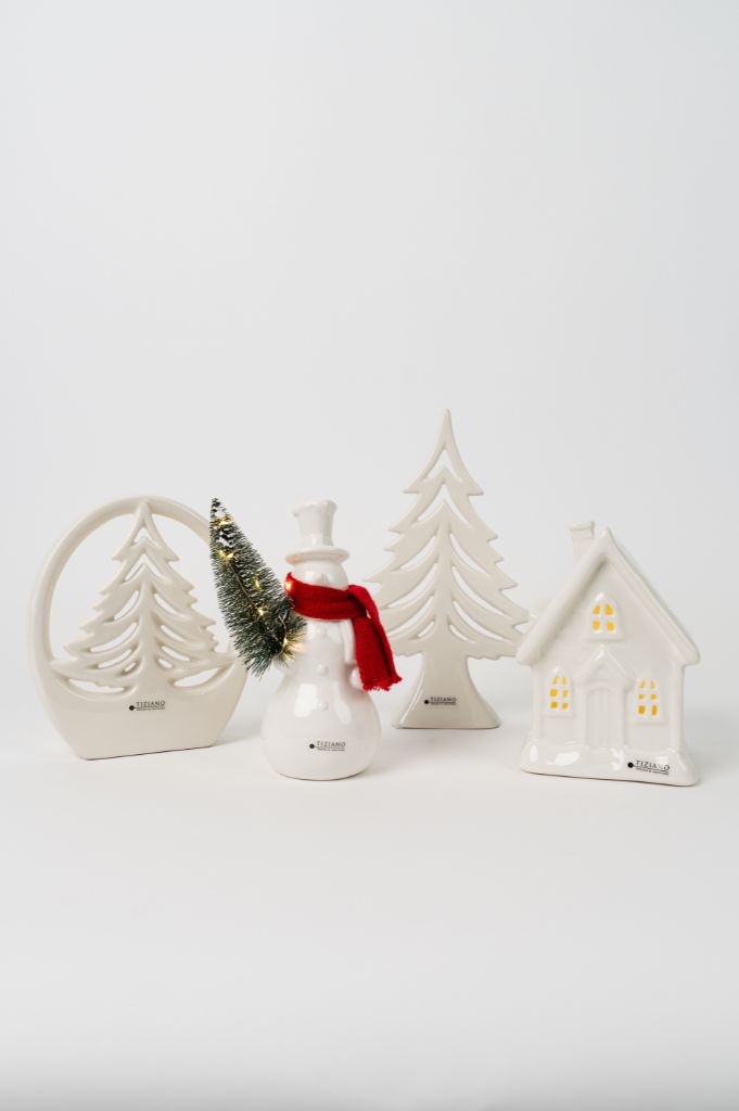 Dekoset Verschneites Weihnachten L
