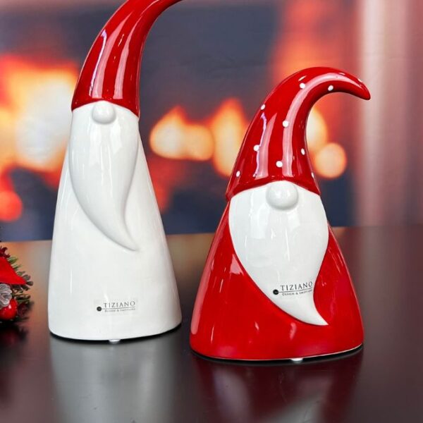 Deko Santa Alberto rot/creme-weiß
