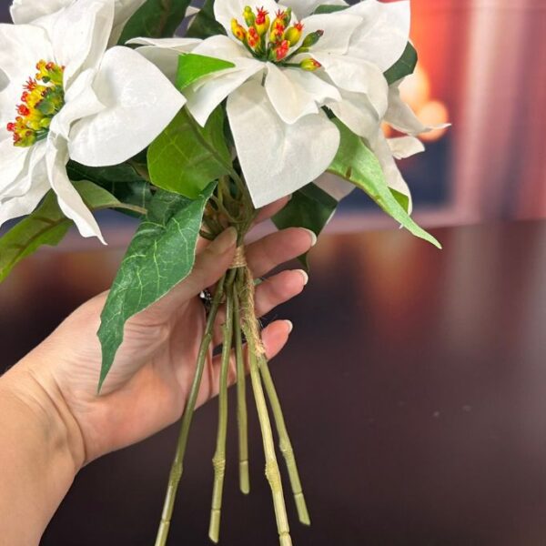 Deko Christstern Bündel weiß