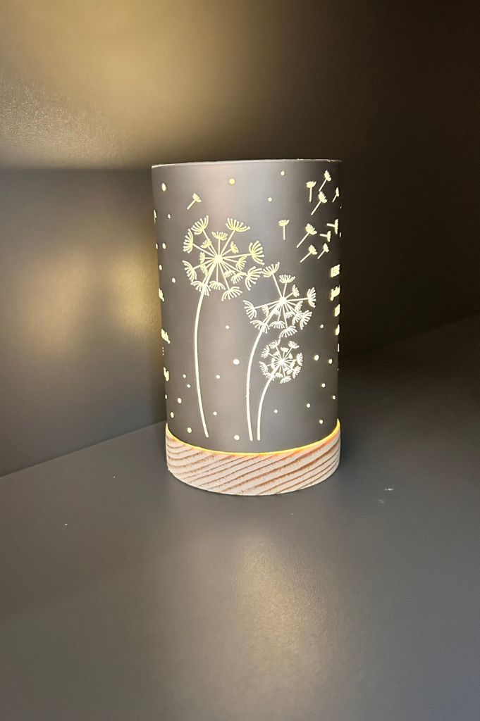 Dekolicht Lebe jeden Auganblick 15cm anthrazit – Bild 3