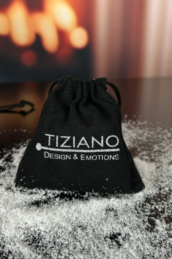 Säckchen schwarz Stoff Tiziano