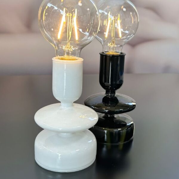 Dekolicht Savazza LED 23,5cm Glas schwarz