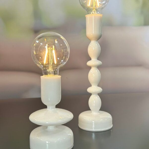 Dekolicht Savazza LED Glas weiß