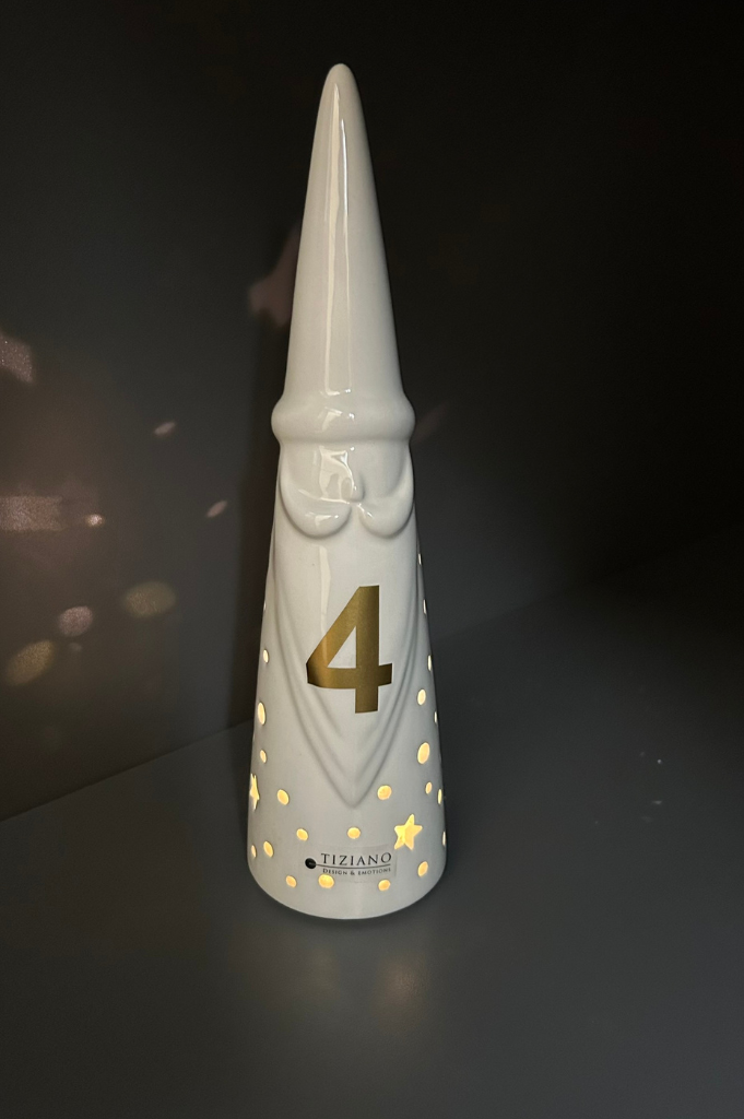 Dekoset Advent Metallschale Legri mit Stern Cometa+Tinello – Bild 5