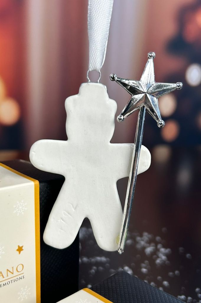 Deko Baumhänger Heilig König Baltazar 7,5cm dekoriert – Bild 3