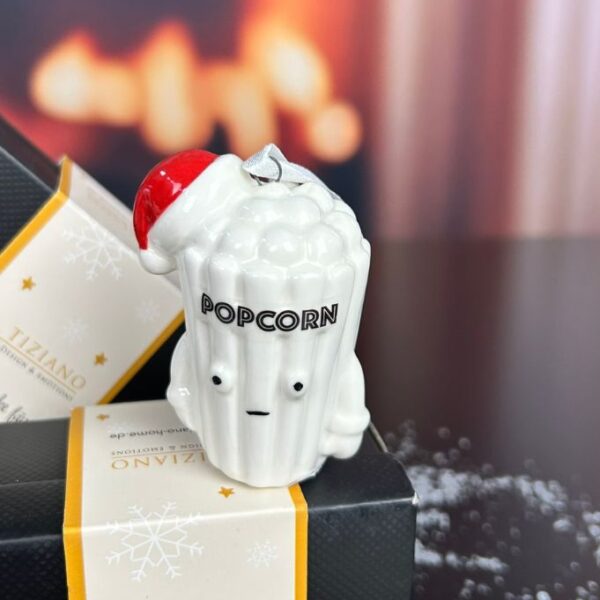 Deko Baumhänger Popcorn Corny 7cm dekoriert