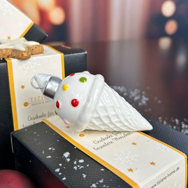 Deko Baumhänger Eis Fesco 8cm dekoriert