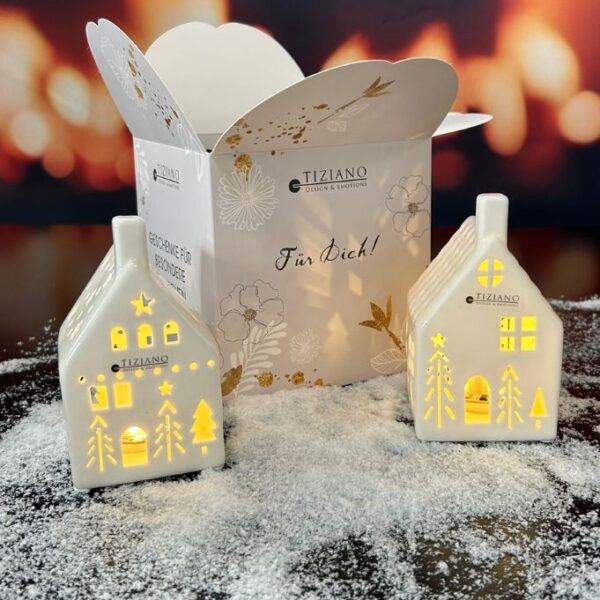 Würfelbox Für Dich Deko Haus Ostia creme-weiß