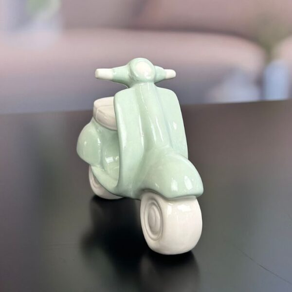 Deko Vespa Vespina 13cm mintgrün