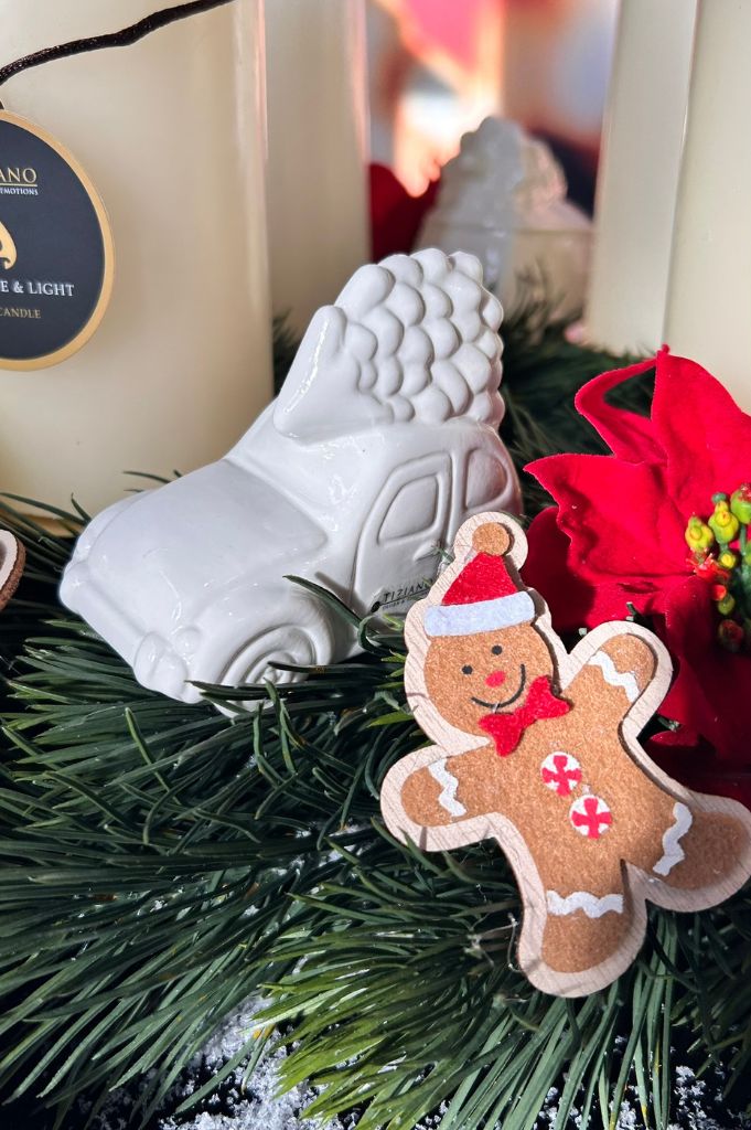 Adventskranz mit Kerze Sotto LED+Bus Caso+Herbie+Sam – Bild 3